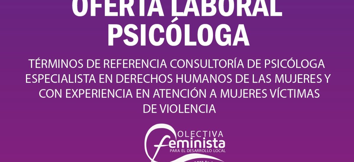 PSICÓLOGA