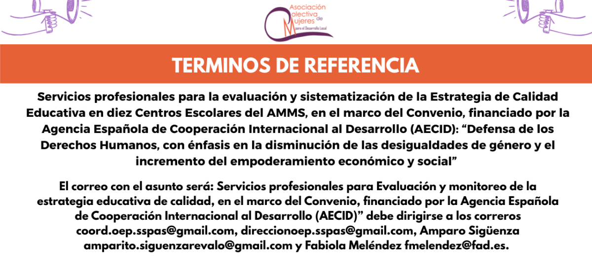 TDR 2 CONVENIO