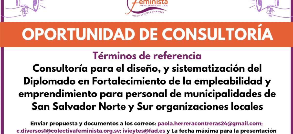 TDR convenio